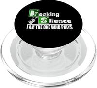 Breaking Silence Violín Divertido Violín Jugador PopSockets PopGrip para MagSafe