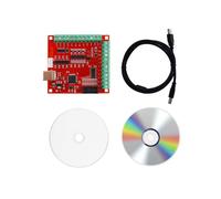Breakout Board Moudle USB for MACH3 4-AXIS Controller Card Support Stepper and Servo Motor 100Khz with USB Cable and CD