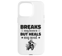 Breaks My Bones - Motocicleta Divertida para Hombre Carcasa para iPhone 15 Pro MAX