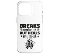 Breaks My Bones - Motocicleta Divertida para Hombre Carcasa para iPhone 16 Pro