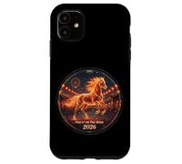 Breakthrough Fire Horse Dynamic 2026 Diseño de Año Nuevo Lunar Carcasa para iPhone 11