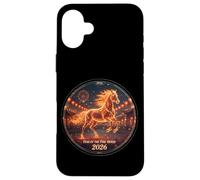 Breakthrough Fire Horse Dynamic 2026 Diseño de Año Nuevo Lunar Carcasa para iPhone 16 Plus