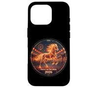 Breakthrough Fire Horse Dynamic 2026 Diseño de Año Nuevo Lunar Carcasa para iPhone 16 Pro