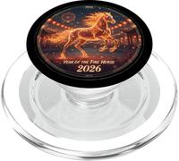 Breakthrough Fire Horse Dynamic 2026 Diseño de Año Nuevo Lunar PopSockets PopGrip para MagSafe