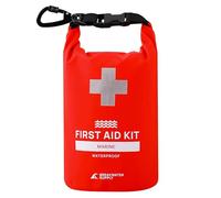 Breakwater Supply Kit de herramientas de primeros auxilios impermeables para barco, 100 unidades de suministros de emergencia AFAK en bolsa seca, kit de trauma IFAK para kayak, moto acuática, pesca