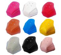 Breale 1 par de protectores antifricción para patines de piel sintética con 4 agujeros para accesorios de repuesto de patines