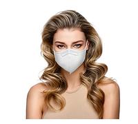 BreaSAFE® FFP2 European NanoRespirator - Certificado CE Reutilizable 5 piezas - Blanco/M