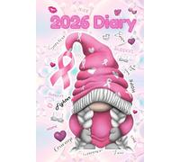 Breast Cancer Awareness Pink Gonk 2026 Diary | Ruled A5 | Planner To Do List | Junk Journal: Gnome 2026 Diaries Pink Ribbon Support | 6 x 9 | Gift | Writing book | Notebook