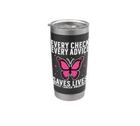 Breast Cancer Awareness Support Gifts Medical Doctors Nurses Vaso térmico de acero inoxidable de doble pared