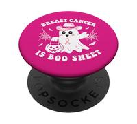 Breast Cancer Is Boo Sheet PopSockets PopGrip Adhesivo