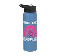 Breast Cancer Support Gifts Breast Cancer Awareness Family Stainless Steel Insulated Water Bottle
