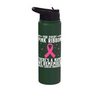 Breast Cancer Support Gifts Breast Cancer Awareness Stainless Steel Insulated Water Bottle