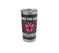 Breast Cancer Support Gifts Breast Cancer Awareness Vaso térmico de acero inoxidable de doble pared