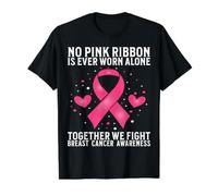 Breast Cancer Support Gifts Breast Cancer Awareness Women Camiseta gráfica económica, Hombre, Negro, L