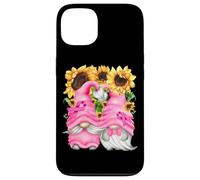 Breast Cancer Survivor GNOME For Grandparents Cute Sunflower Carcasa para iPhone 13