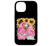 Breast Cancer Survivor GNOME For Grandparents Cute Sunflower Carcasa para iPhone 14