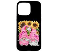 Breast Cancer Survivor GNOME For Grandparents Cute Sunflower Carcasa para iPhone 15 Pro MAX