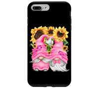 Breast Cancer Survivor GNOME For Grandparents Cute Sunflower Carcasa para iPhone 7 Plus/8 Plus