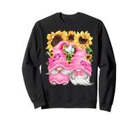Breast Cancer Survivor GNOME For Grandparents Cute Sunflower Sudadera