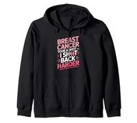 Breast Cancer Took A Shot I Shot Back Harder Funny Awareness Sudadera con Capucha