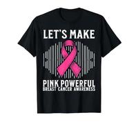 Breast Cancer Women Support Gifts Breast Cancer Awareness Camiseta gráfica económica, Hombre, Negro, S