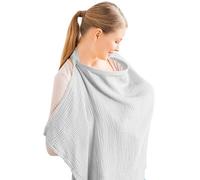 Breast Feeding Covers for Women, Soft Nursing Cover with Rigid Hoop, Baby Milk Supplies, Child Safety Car Seat Accessory for Breastfeeding and Pumping Privacy