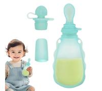 Breast Milk Storage Bags, 200ml Silicone Containers, Portable Milk Pouches, Storing Vegetable and Fruit Puree, Perfect for Family Outings and Freezer Use