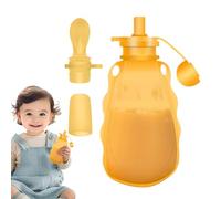 Breast Milk Storage Bags, 200ml Silicone Containers, Portable Milk Pouches, Storing Vegetable and Fruit Puree, Perfect for Family Outings and Freezer Use
