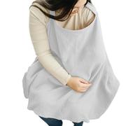 Breastfeeding Cover, Nursing Shawl, Baby Feeding Accessory, Breathable Cotton Fabric, Adjustable Neck Strap, On-The-Go Use, 37.4x27.95 in Breastfeeding Scarf