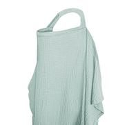 Breastfeeding Cover - Soft Cotton Nursing Shawl with Flexible Strap | Comfortable Feeding Wrap for infent Care, Full-Cover Nursing Poncho for Public Use, Breathable Baby Care Blanket for Moms