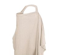 Breastfeeding Cover - Soft Cotton Nursing Shawl with Flexible Strap | Comfortable Feeding Wrap for infent Care, Full-Cover Nursing Poncho for Public Use, Breathable Baby Care Blanket for Moms
