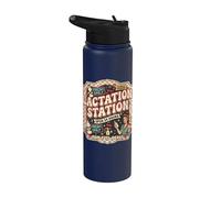 Breastfeeding & Pumping Humor, Nursing Top, Lactating Mom Stainless Steel Insulated Water Bottle