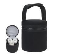 Breastmilk Cooler Bag - Leakproof Insulated Milk Chiller With Detachable Strap, Portable Thermal Storage Tote | Compact Durable Lightweight Bottle Carrier Fits Two Large 8oz Bottles, Convenient Nursin