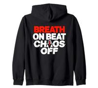 Breath ON Beat Chaos Off Sudadera con Capucha