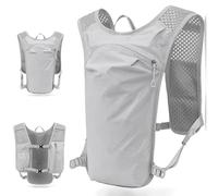 Breathable Backpack For Cycling,Running Hydration Backpack, Sports Vest For Hiking Trail Running Cycling Marathon(White)