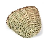Breathable Bird Nest, Lightweight Breeding Cave, 5.51x4.33x2.76 Inches Portable House with Natural Build, Handwoven Cage Shelter, Outdoor Nest with Rustic Style, Bird Habitat for Backyard and Garden
