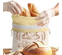 Breathable Bread Storage Pouch, Bees Wax Bag, Sustainable Freezer Preservation Sleeve, Reutilizable Dough Proofing Cover for Home Farm Accessory Outdoor Travel Camping Trips Organic Kitchen Storage