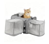 Breathable Cat Travel Carrier - Lightweight Airline Approved Pet Crate Bags, Portable Transport Bag For Cats | Suitable for Vet, Grooming, Shopping, Airport & Daily Outings, 35 28 24 cm