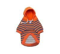 Breathable Cotton Jumpsuit Pajamas for Dogs and Cats Striped Design