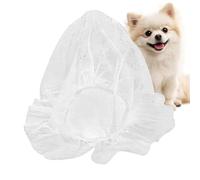 Breathable Dog Anti Eating Mouth Cover - Protector de cabeza suave de malla para mascotas de pequeño tamaño mediano Breed Doggy Kitten Daily Safety Training | Ideal para uso en exteriores de viaje en