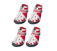 Breathable Dog Shoes 4PCS - Anti Slip Paw Protection Booties with Rubber Sole, 5 Sizes For Outdoor Walking Indoor Floors Use | Paw Safety Support, Anti Slip Traction Enhancement, Breathable Comfort