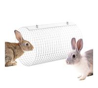 Breathable Metal Tunnel - Hamster Tube for Cage Play | Enrichment Hideaway Toy with Ventilation, Gerbil Bunny Ferret Hedgehog Chinchilla Guinea Accessories for Indoor Outdoor Small Pet Exercise