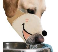 Breathable No Bark Dog Muzzle - Adjustable Pet Protector Cover For Safe Walking, Outdoor Training & Travel Activities | Suitable For Park Hiking Vacation Daily Use, 5.12x5.51x0.2 Inches