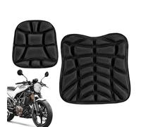 Breathable Passenger Seat Pad - Ergonomic Shock Absorbing Motorcycle Cushion Motorbike Accessories para Camping Touring Urban Commuting With Pressure Relief | Riding Gear For Long Distance Trav