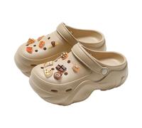 Breathable Platform Clogs For Women Men Unisex Slip On Comfortable Casual Shoes with Charm Accessories For Daily Wear All Seasons Zapatillas Bota Niño