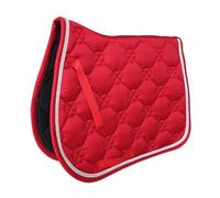 Breathable Saddle Pads Pad Jump Sweat Thickened Cotton Elastic With Double Roller Rope For Equine Equipment para Caballo(Red)
