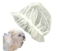 Breathable Small Dog Muzzle, Mesh Head Mouth Cover, 20 g Soft Pet with Adjustable Strap for Secure Fit Training Equipment for Outdoor Walking Park Travel Camping Hiking Vacation Shopping