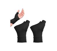 Breathable thumb support for right thumb, arthritis glove, with gel for pain relief of hand, wrist and thumb, size L
