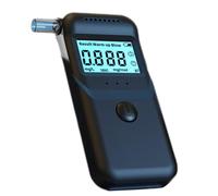 Breathalyzer Alcohol, LCD Display Professional Respiration Booze Tester, 6.38x2.8x1.3 Inches Lightweight & Portable Design, Breath test device for Home Parties, Personal Safety, Event Testing, Travel