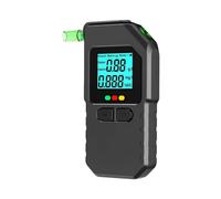 Breathalyzer Portable Digital LCD Display, Accurate In Seconds, 5 Replaceable Mouthpieces, 4.7x2.4x0.8 In, FCC CE RoHS